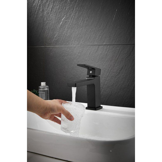 Смеситель для раковины Belz B10658-7, чёрный фото 21