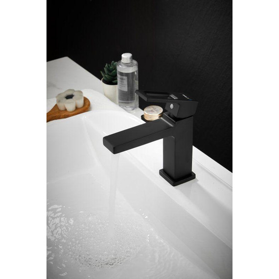 Смеситель для раковины Belz B10658-7, чёрный фото 3