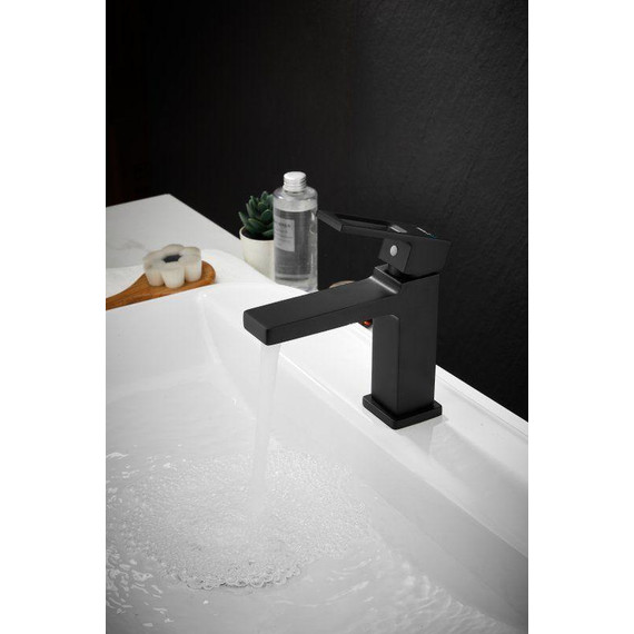 Смеситель для раковины Belz B10658-7, чёрный фото 4