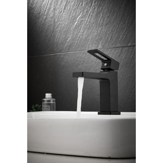 Смеситель для раковины Belz B10658-7, чёрный фото 5