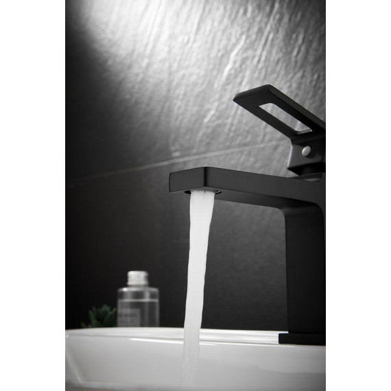 Смеситель для раковины Belz B10658-7, чёрный фото 8