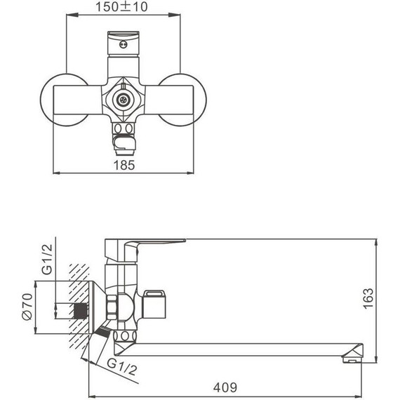 Смеситель для ванны Belz B22679 фото 49