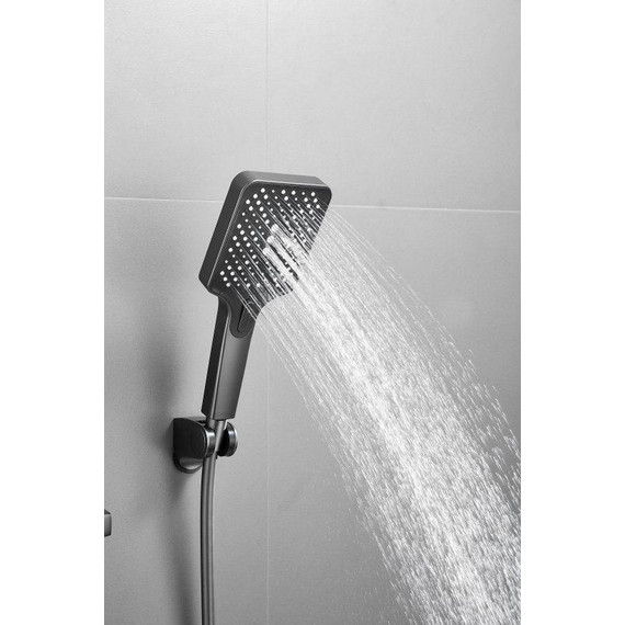 Смеситель для ванны Belz B22715-3, оружейная сталь фото 28