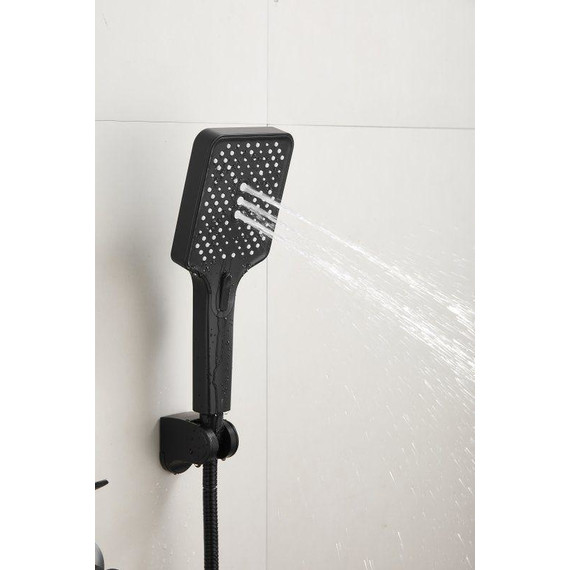 Смеситель для ванны Belz B22715-7, чёрный матовый фото 21