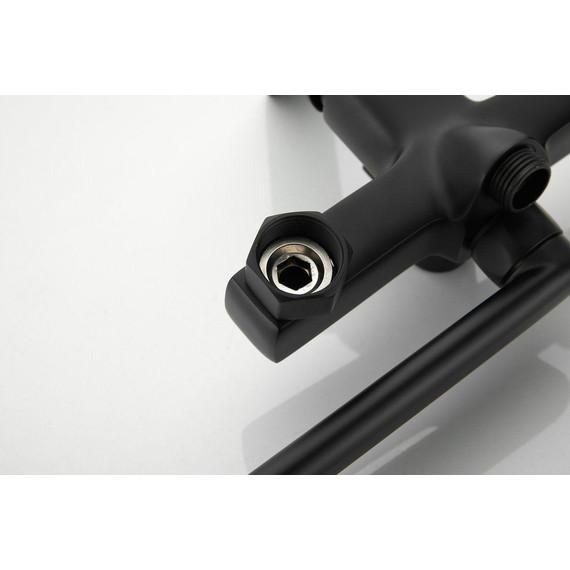 Смеситель для ванны Belz B22715-7, чёрный матовый фото 10