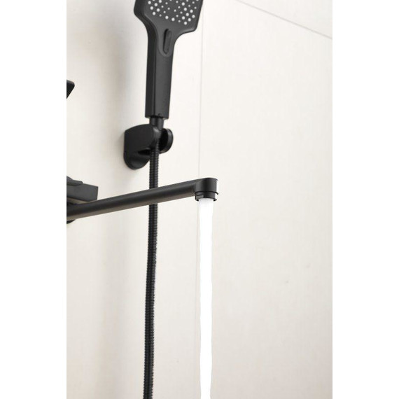 Смеситель для ванны Belz B22715-7, чёрный матовый фото 27