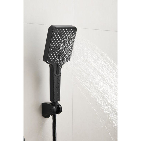 Смеситель для ванны Belz B22715-7, чёрный матовый фото 12