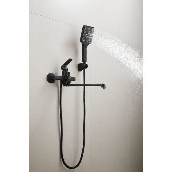 Смеситель для ванны Belz B22715-7, чёрный матовый фото 47