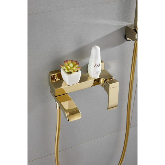 Смеситель для ванны Belz B60507-5, золото фото 18