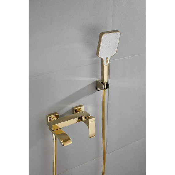 Смеситель для ванны Belz B60507-5, золото фото 8