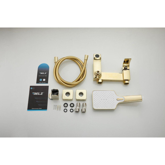 Смеситель для ванны Belz B60507-5, золото фото 46