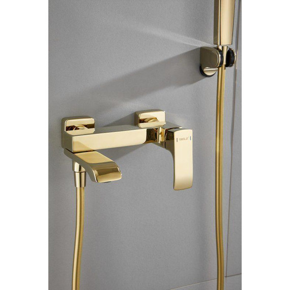 Смеситель для ванны Belz B60507-5, золото фото 9