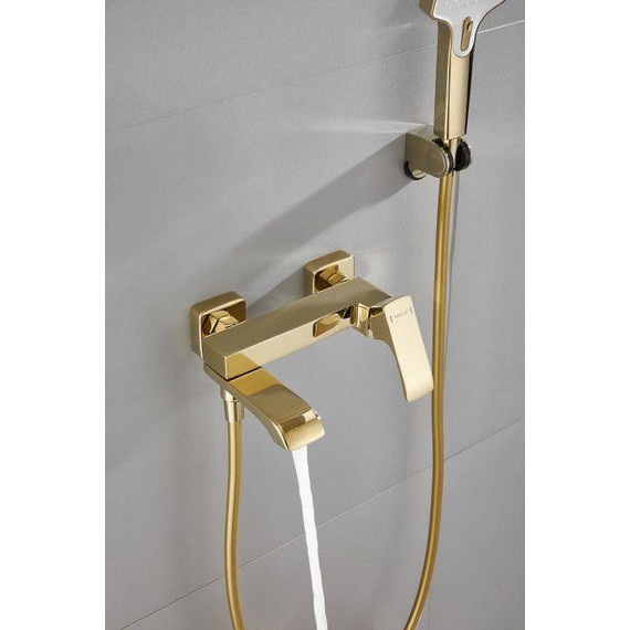 Смеситель для ванны Belz B60507-5, золото фото 6