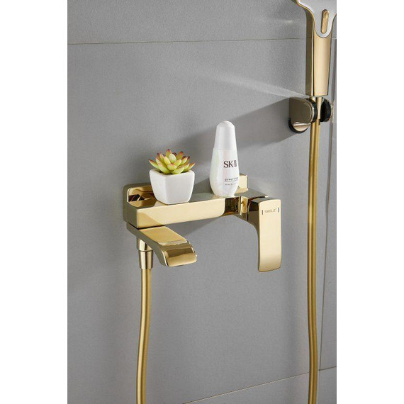 Смеситель для ванны Belz B60507-5, золото фото 16