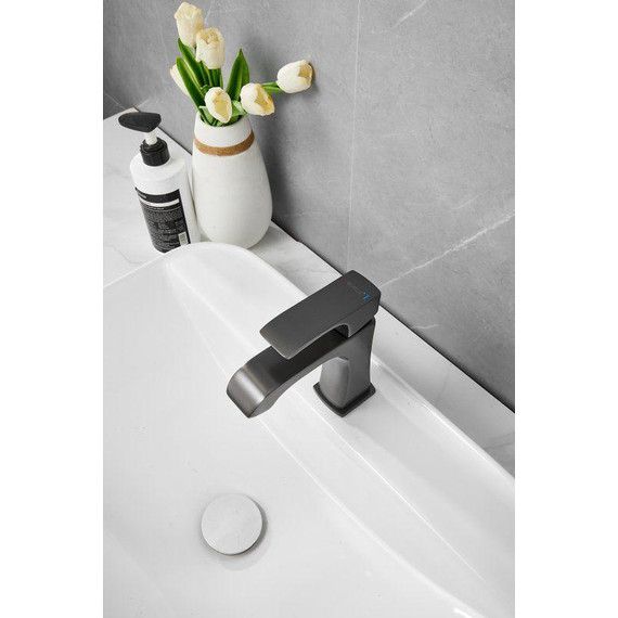 Смеситель для раковины Belz B10507-3, оружейная сталь фото 24