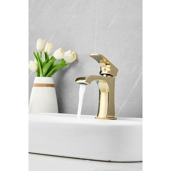 Смеситель для раковины Belz B10507-5, золото фото 18