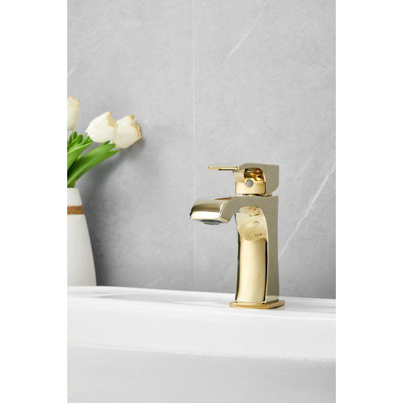 Смеситель для раковины Belz B10507-5, золото фото 10