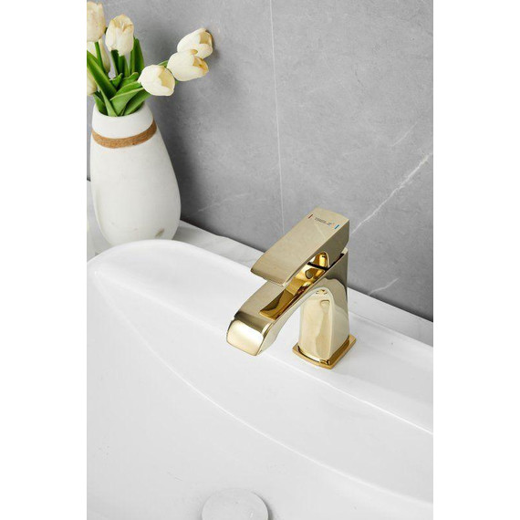 Смеситель для раковины Belz B10507-5, золото фото 11