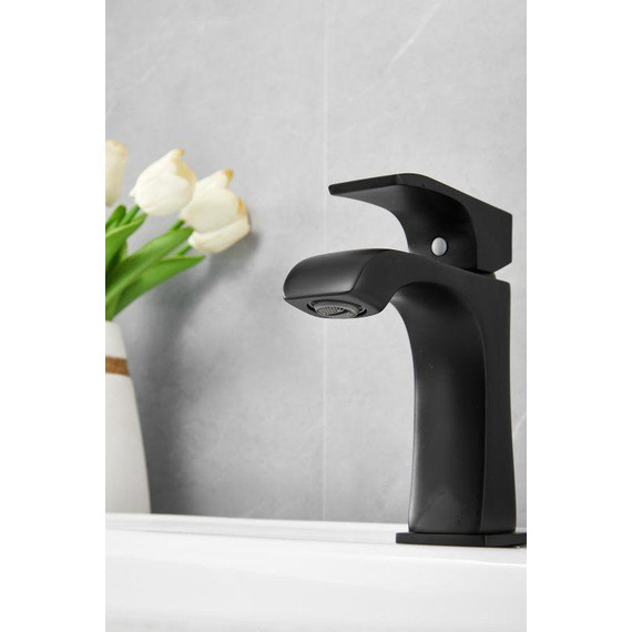 Смеситель для раковины Belz B10507-7, чёрный фото 10