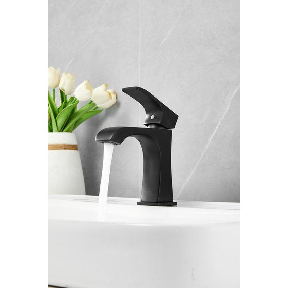 Смеситель для раковины Belz B10507-7, чёрный фото 11