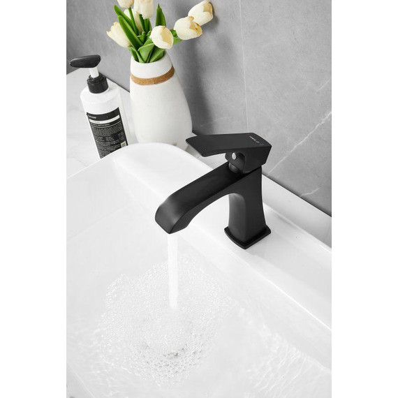 Смеситель для раковины Belz B10507-7, чёрный фото 12