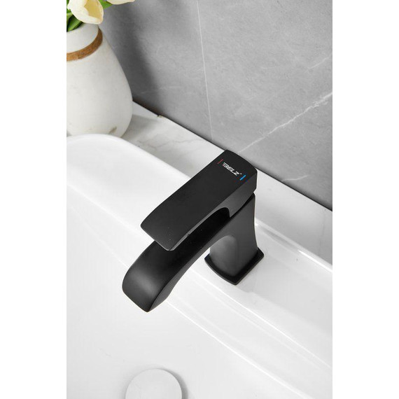 Смеситель для раковины Belz B10507-7, чёрный фото 6