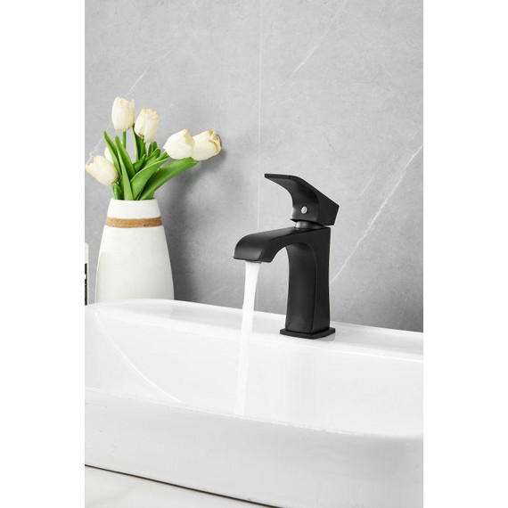 Смеситель для раковины Belz B10507-7, чёрный фото 13