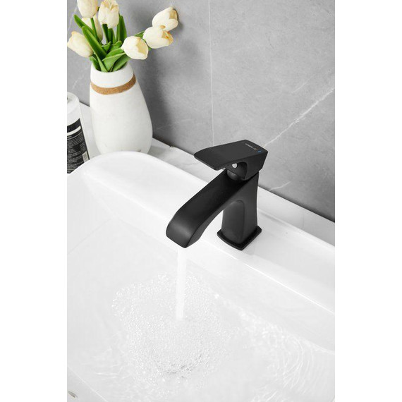 Смеситель для раковины Belz B10507-7, чёрный фото 8