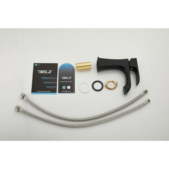 Смеситель для раковины Belz B10507-7, чёрный фото 24