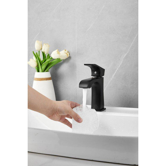 Смеситель для раковины Belz B10507-7, чёрный фото 3