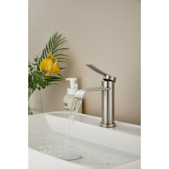 Смеситель для раковины Belz B10812-1, сатин фото 2