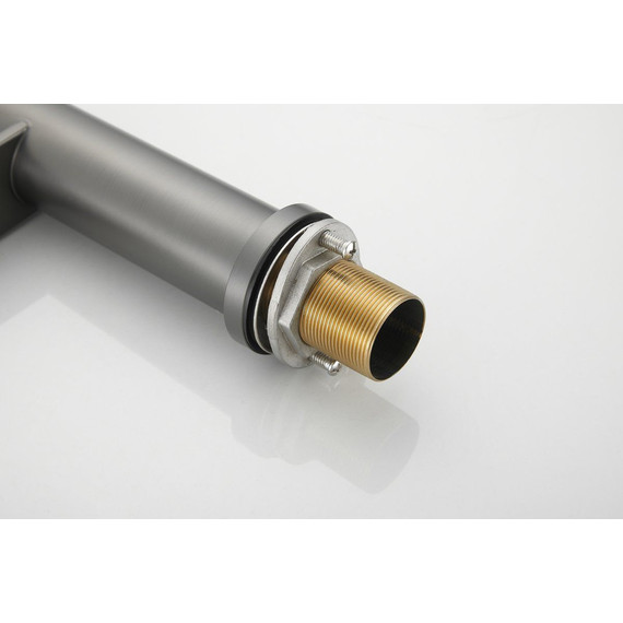 Смеситель для раковины Belz B10812-3, оружейная сталь фото 11