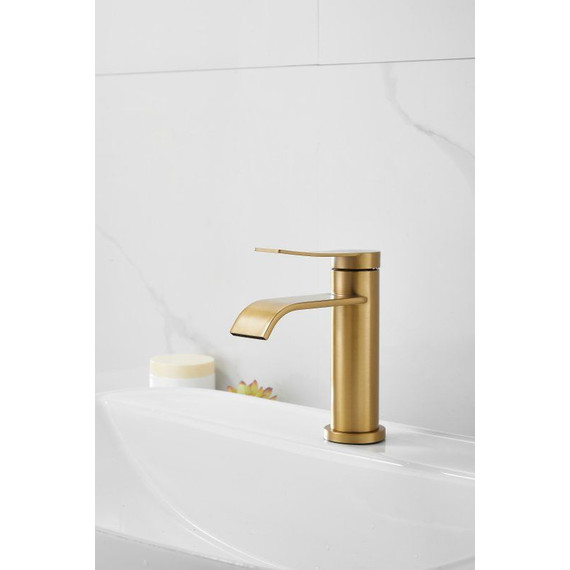 Смеситель для раковины Belz B10812-5, золото фото 18