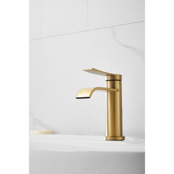 Смеситель для раковины Belz B10812-5, золото фото 4