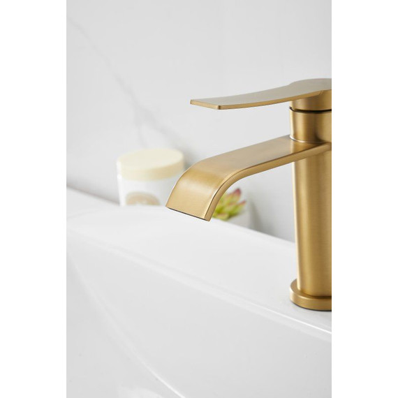 Смеситель для раковины Belz B10812-5, золото фото 16