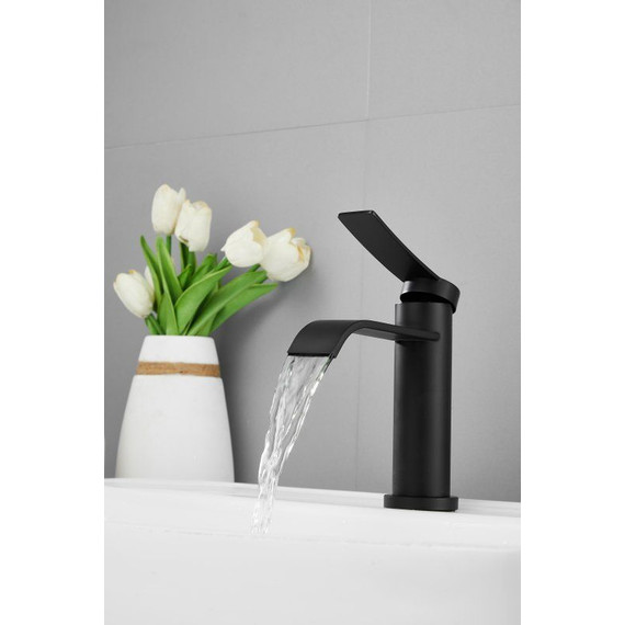 Смеситель для раковины Belz B10812-7, чёрный фото 7