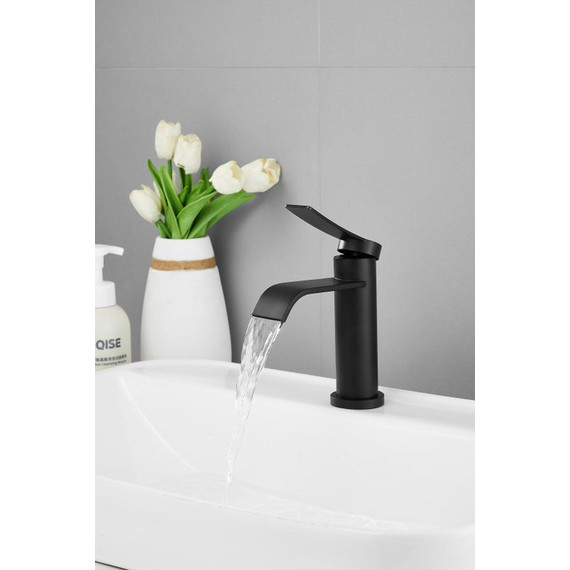 Смеситель для раковины Belz B10812-7, чёрный фото 8