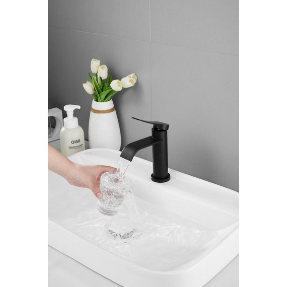 Смеситель для раковины Belz B10812-7, чёрный фото 12