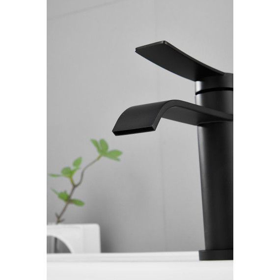 Смеситель для раковины Belz B10812-7, чёрный фото 13