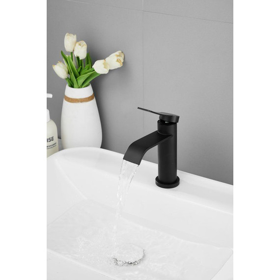 Смеситель для раковины Belz B10812-7, чёрный фото 20