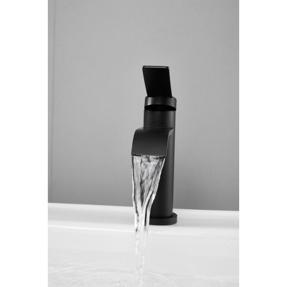 Смеситель для раковины Belz B10812-7, чёрный фото 4