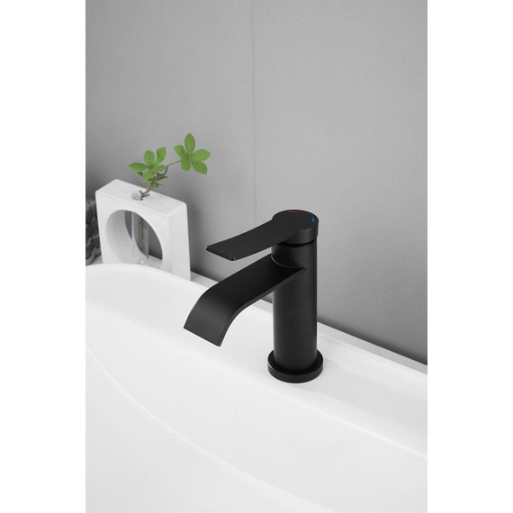 Смеситель для раковины Belz B10812-7, чёрный фото 6