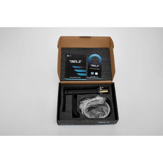 Смеситель для раковины Belz B10812-7, чёрный фото 25