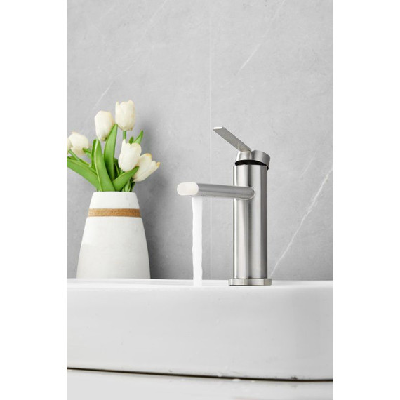 Смеситель для раковины Belz B10813-1, сатин фото 3