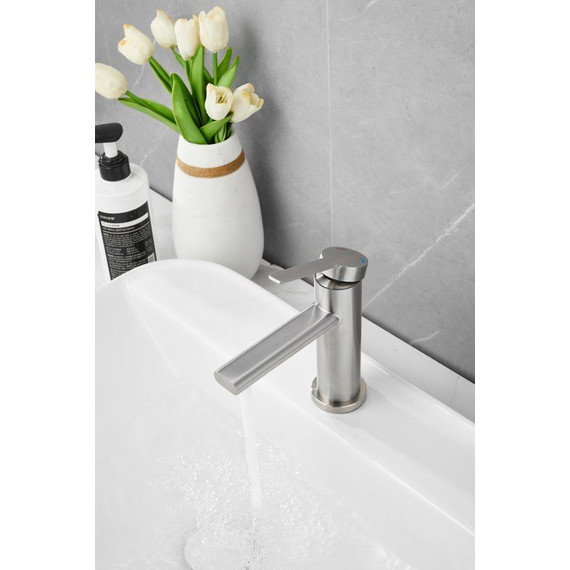 Смеситель для раковины Belz B10813-1, сатин фото 4