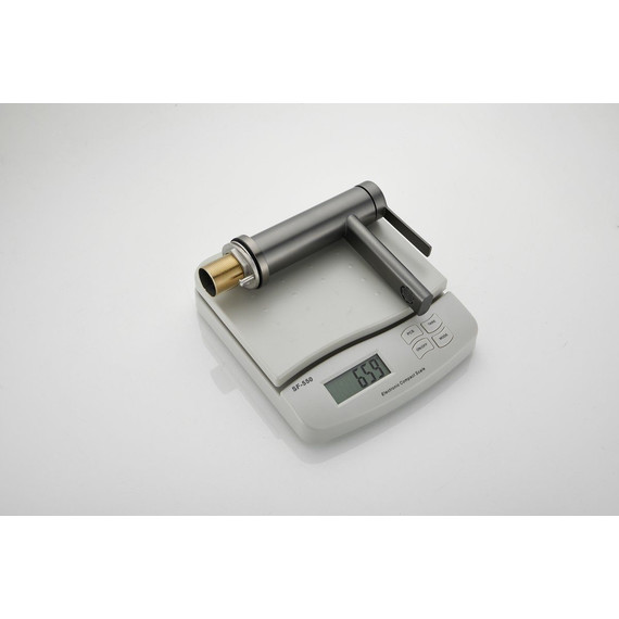 Смеситель для раковины Belz B10813-3, оружейная сталь фото 23