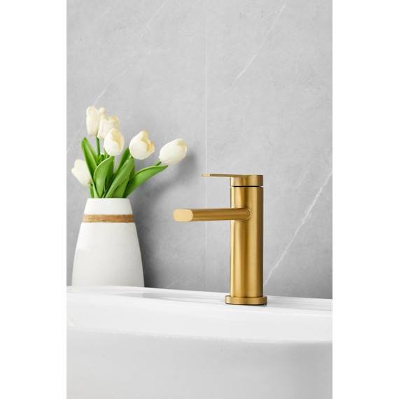 Смеситель для раковины Belz B10813-5, золото фото 8