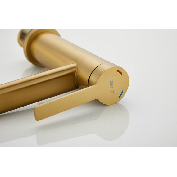 Смеситель для раковины Belz B10813-5, золото фото 13