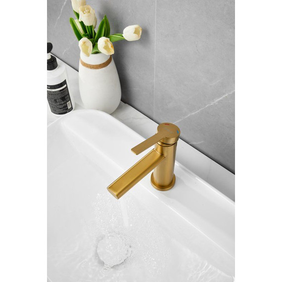 Смеситель для раковины Belz B10813-5, золото фото 15