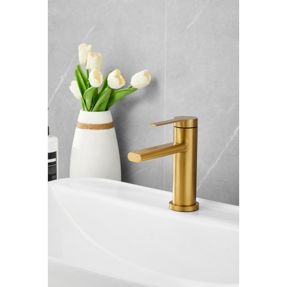 Смеситель для раковины Belz B10813-5, золото фото 2